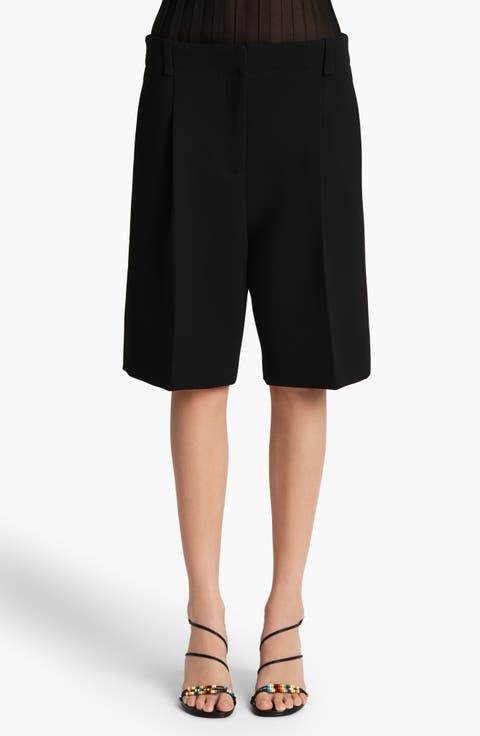 Laden Pleated Bermuda Shorts