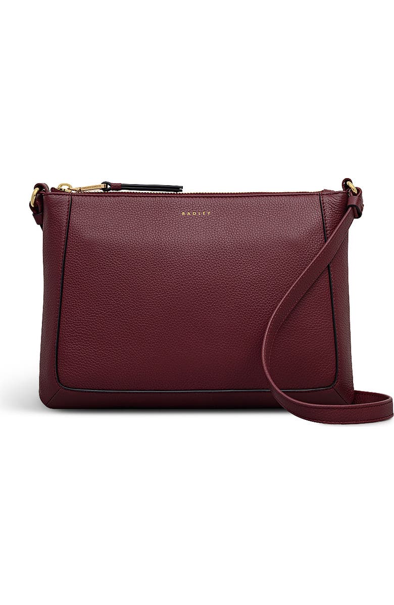 Radley Kew Way Small Ziptop Crossbody Bag, Main, color, Merlot