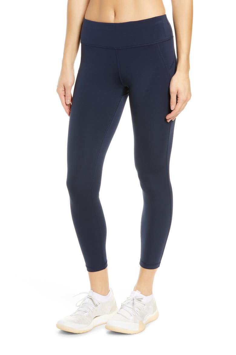 All Day 7/8 Leggings, Main, color, NAVY BLUE