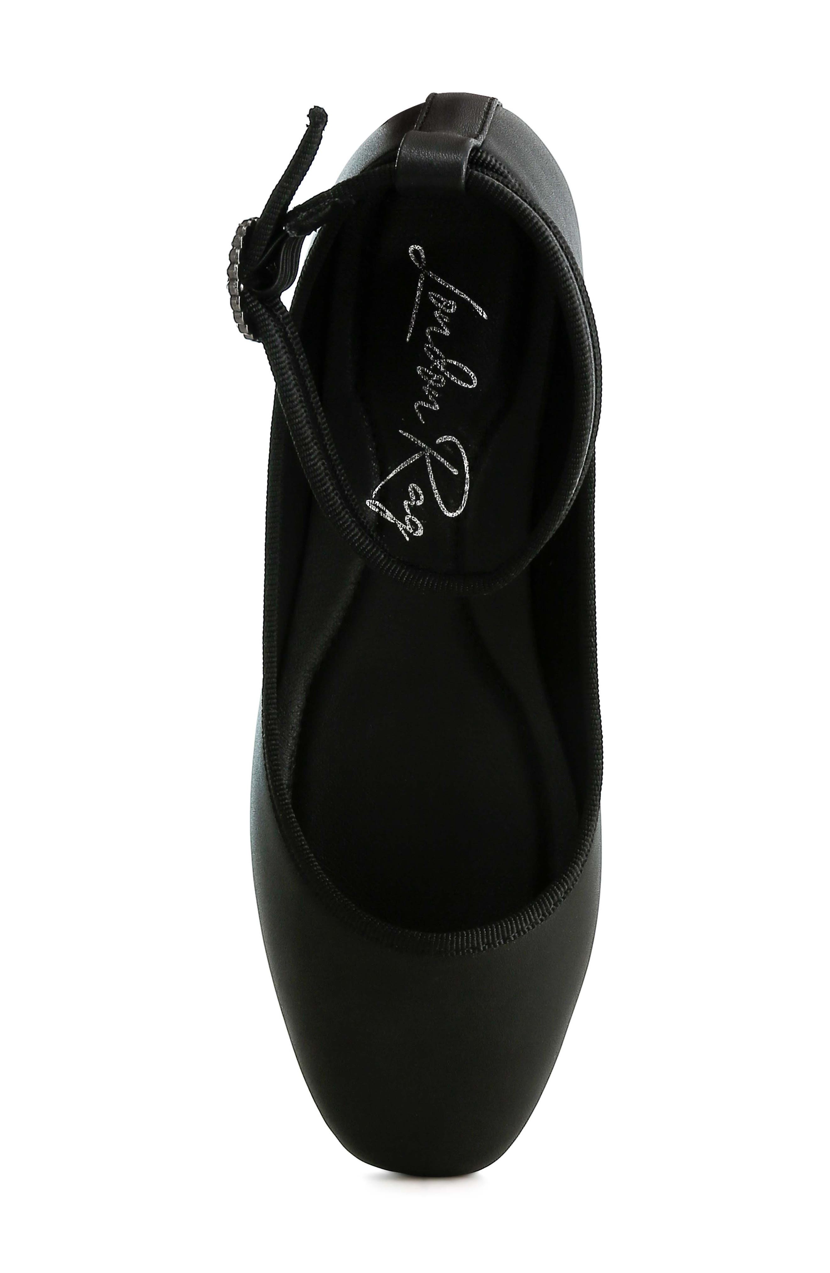 LONDON RAG Danseur Flat, Alternate, color, Black