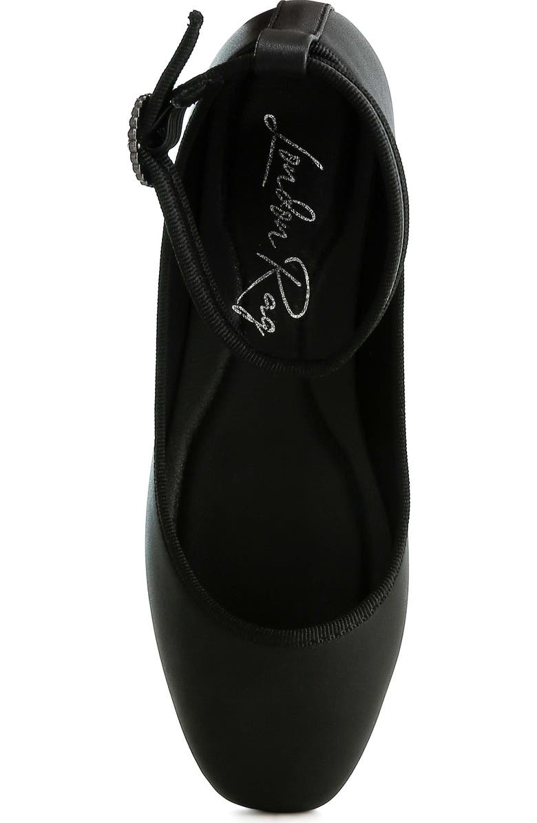 LONDON RAG Danseur Flat, Alternate, color, Black