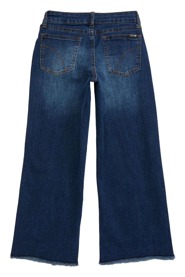 Kids' The Emma Ram Hem Crop Wide Leg Jeans, Alternate, color, ALLEY WASH