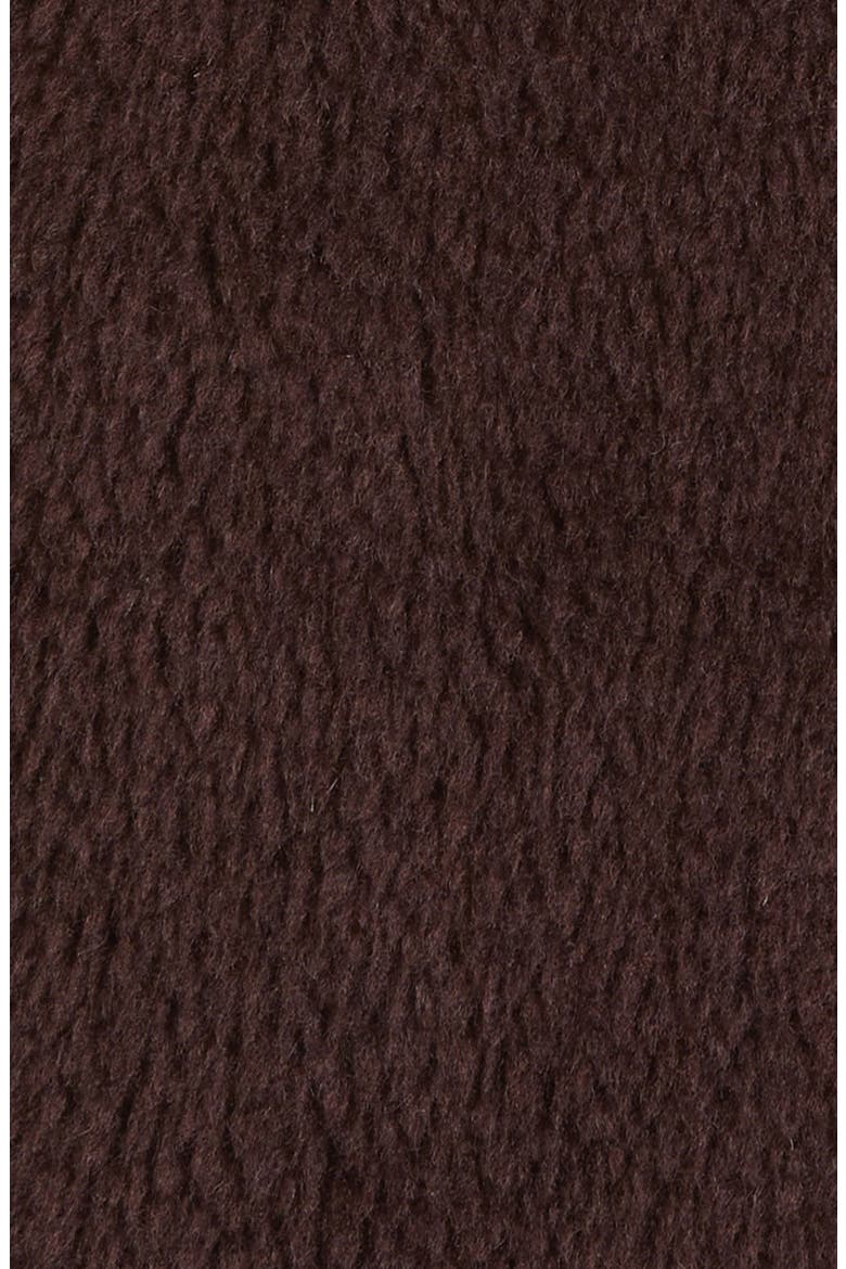Faux Shearling Coat, Alternate, color, BLACK FIG