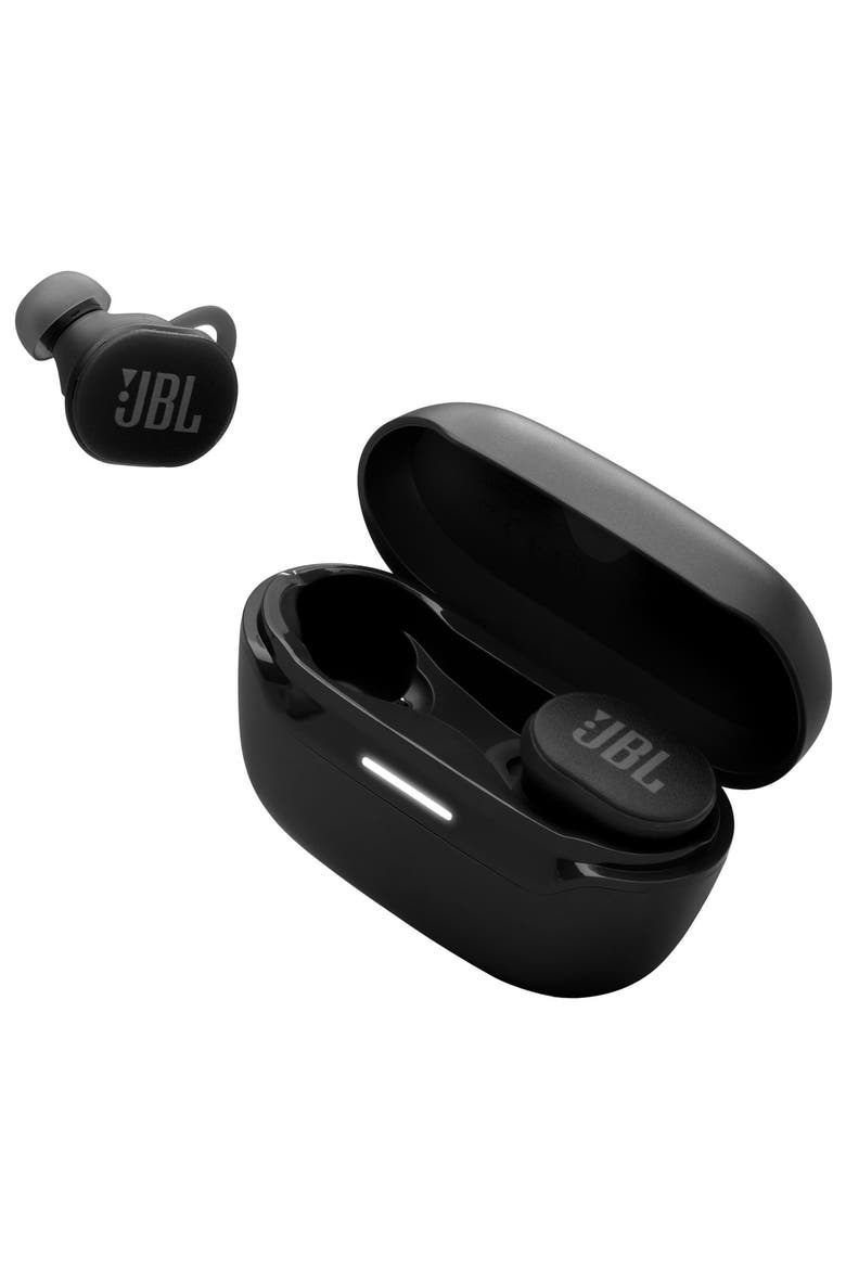 Endurance Race 2 Waterproof Sports True Wireless Earbuds, Main, color, Black