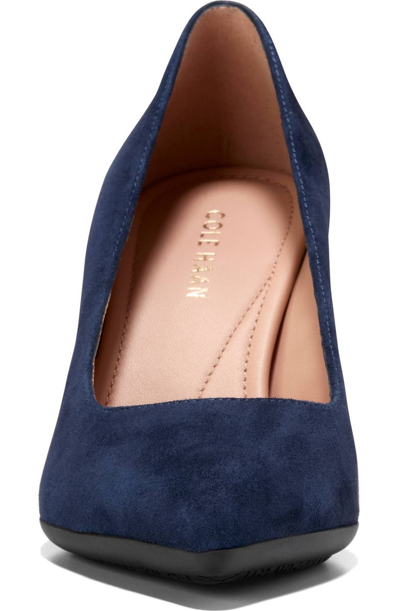 Cole Haan Grand Ambition Angelica Pointed Toe Pump, Alternate, color, Midnight Moon Suede