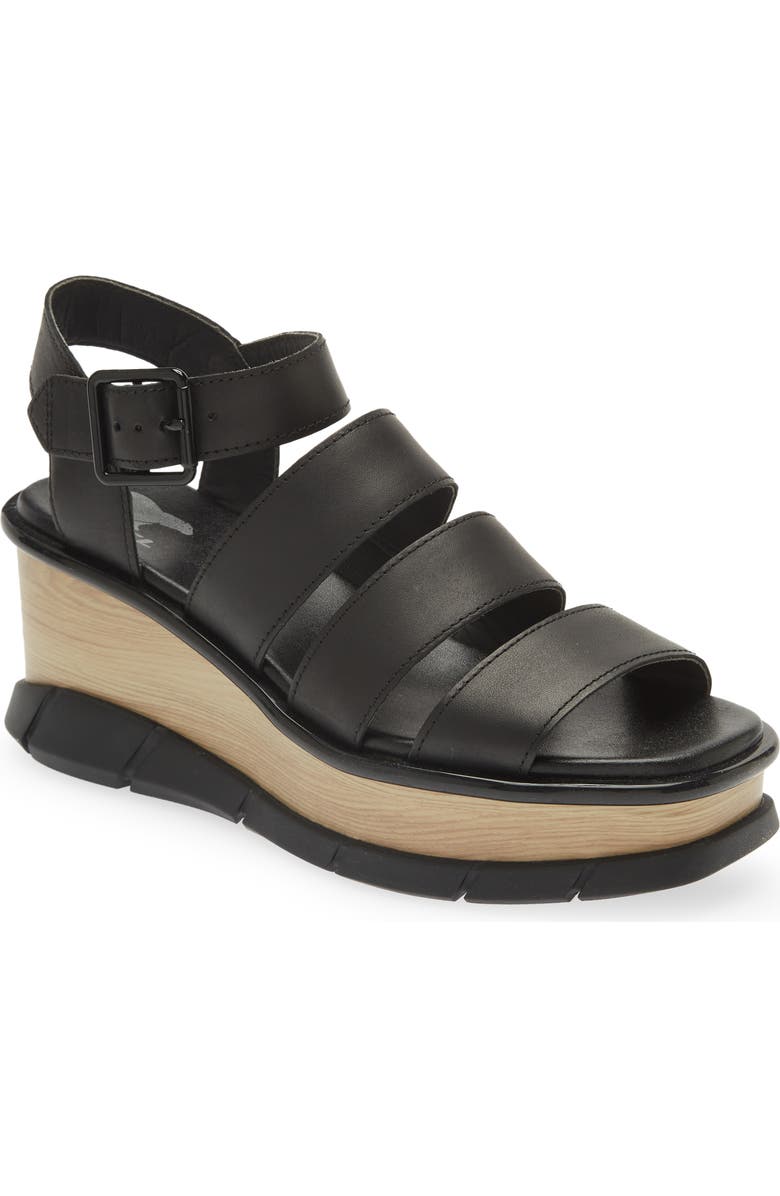 SOREL Joanie III Ankle Strap Wedge Platform Sandal, Main, color,