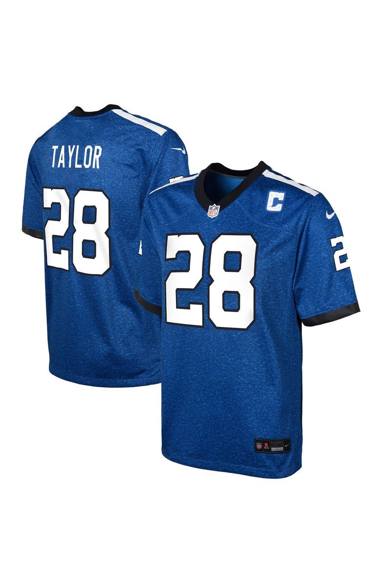 Nike Youth Nike Jonathan Taylor Blue Indianapolis Colts Game Jersey, Main, color, Blue