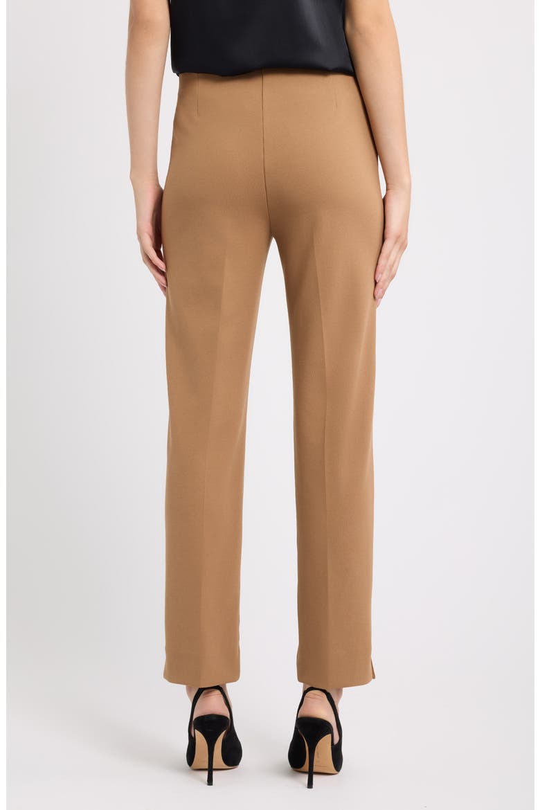 Hollywood Waist Straight Leg Pull-On Pants, Alternate, color, VICUNA