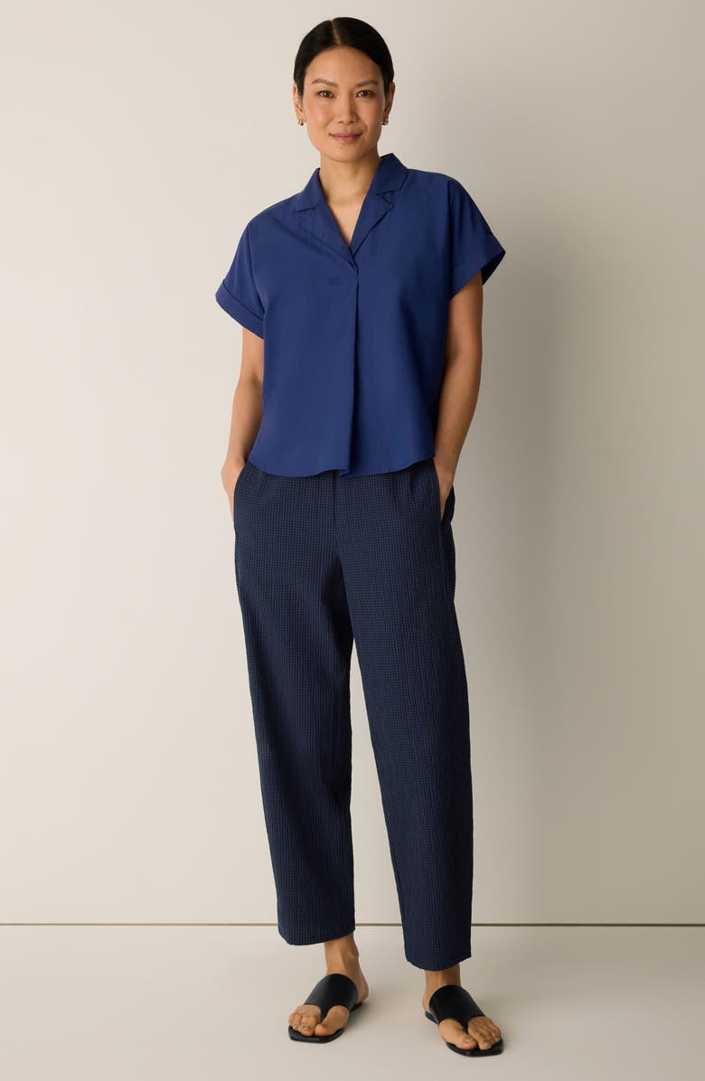 Eileen Fisher Ankle Lantern Pants, Alternate, color, Deep Dive