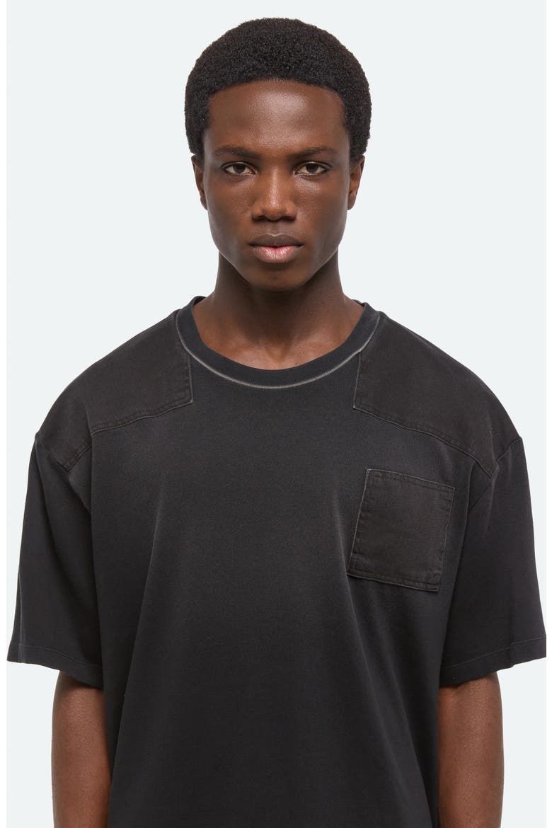 Patch Cotton T-Shirt, Alternate, color, BLACK