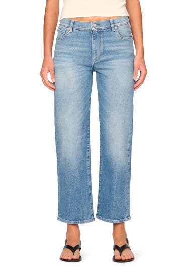 DL1961 Thea Relaxed Tapered Boyfriend Ankle Jeans (Ravello (Vintage)) at Nordstrom Rack, Size 29