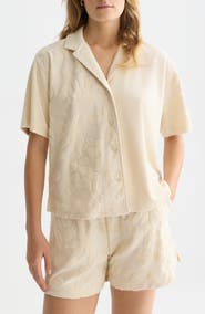 Scotch & Soda Terry Cloth Camp Shirt