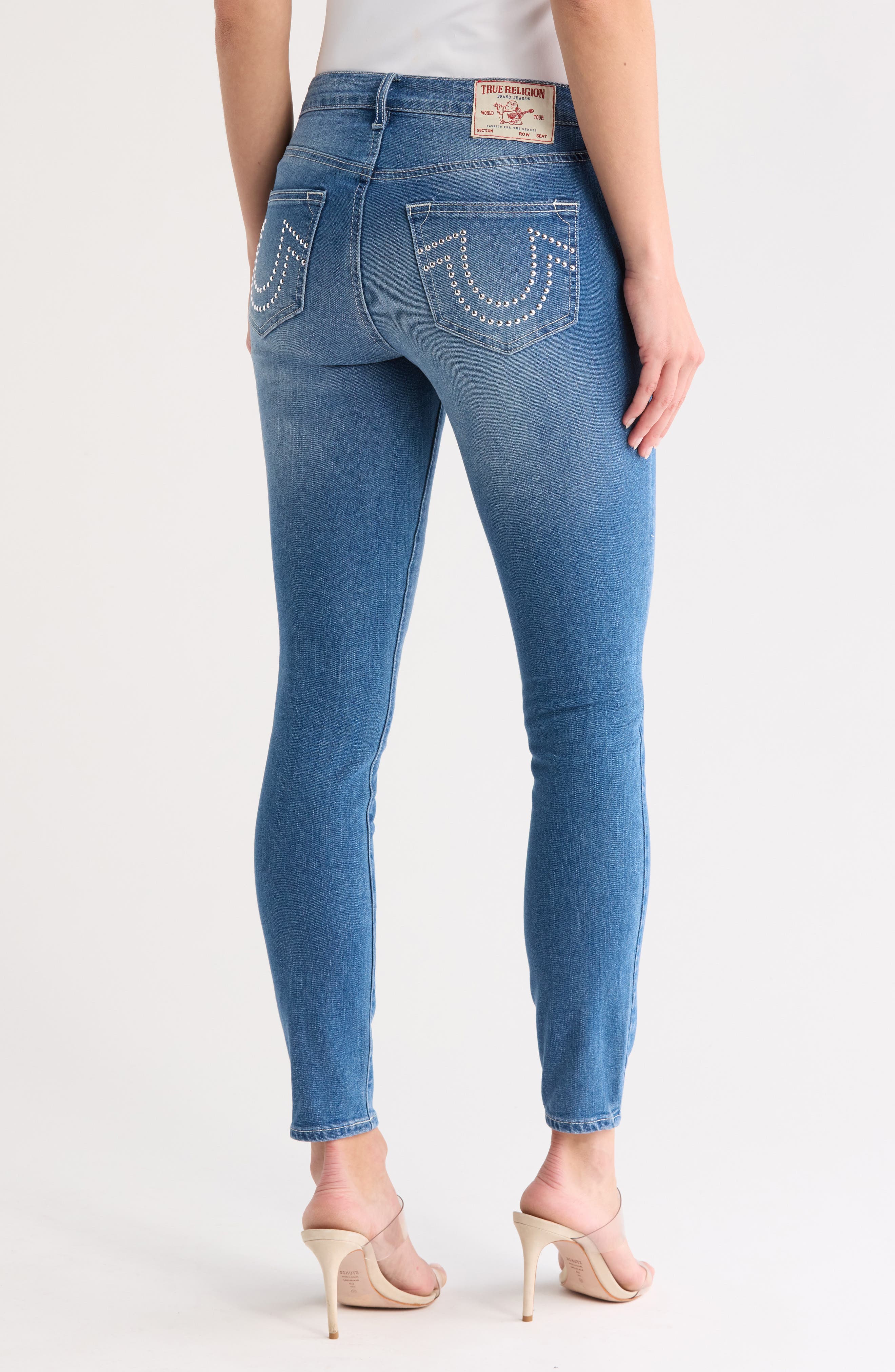 True Religion Jennie Mid Rise Super Skinny Jeans (Women) | Nordstromrack
