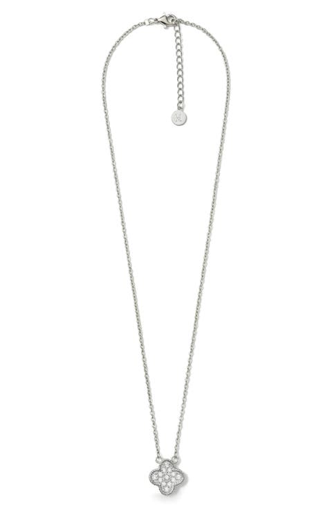 Single Clover Reversible Pendant Necklace