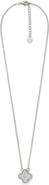 MacRae & Co. Single Clover Reversible Pendant Necklace