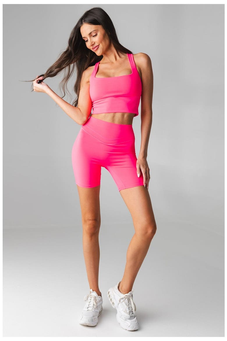 Pulse Racer Longline, Alternate, color, Neon Pink