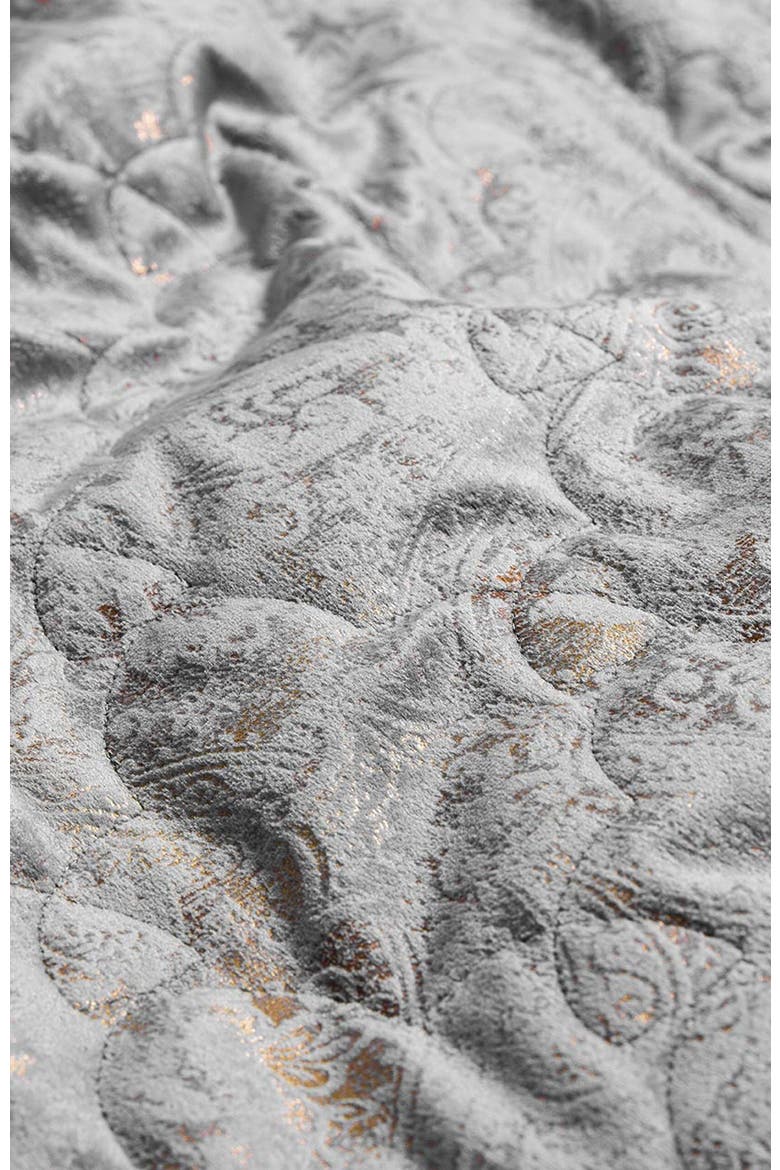 Caselli Bedcover, Alternate, color, Grey