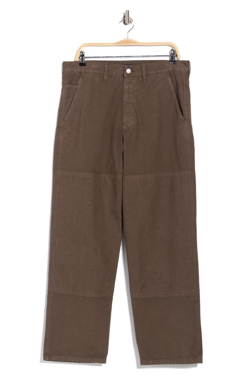 Madewell Clean Utility Pants, Main, color, Mocha Brown