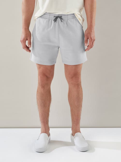 Robert Talbott Chandler French Terry Short in Light Gray 