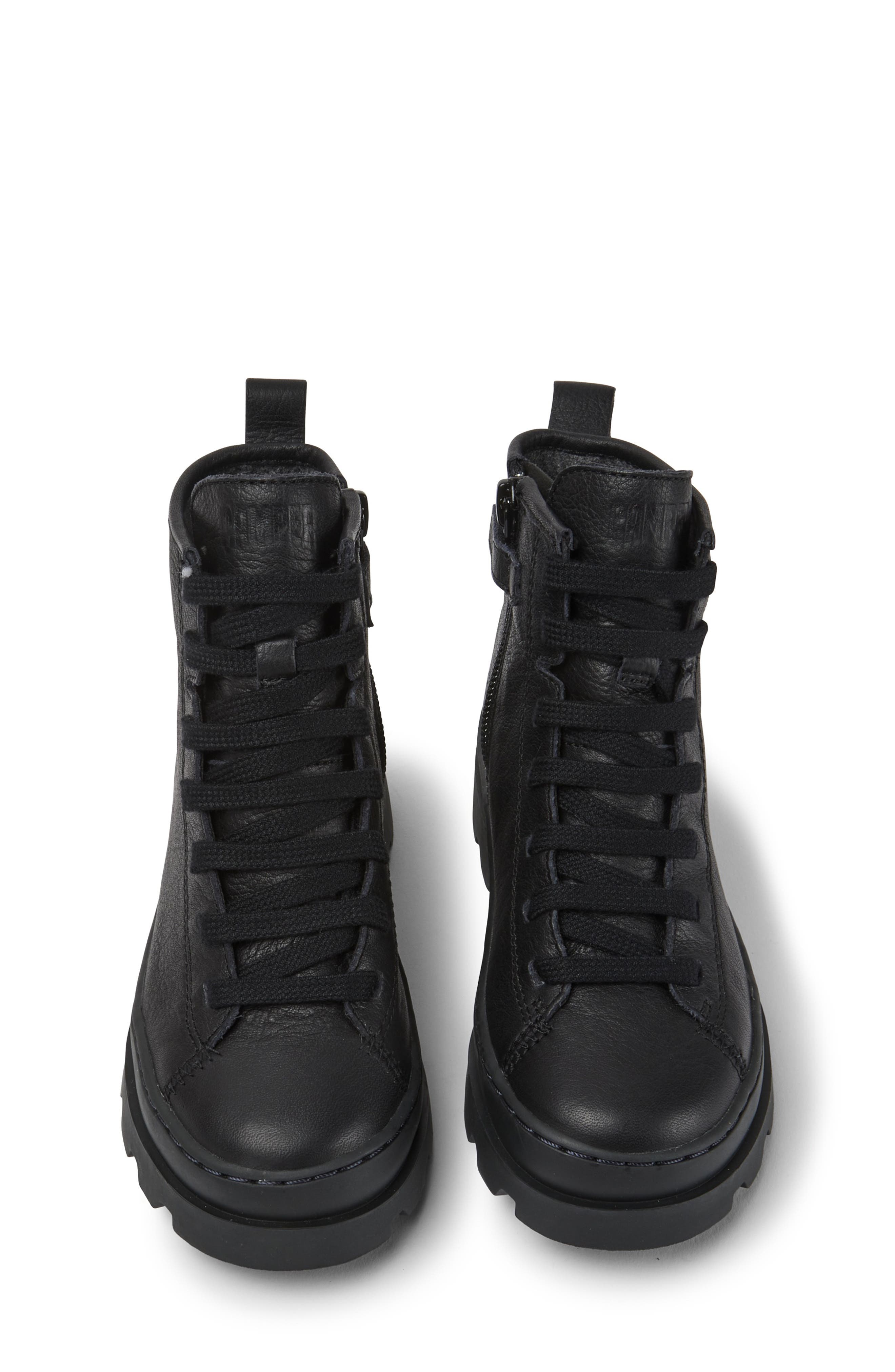 Camper Brutus High Top Sneaker, Alternate, color, Black