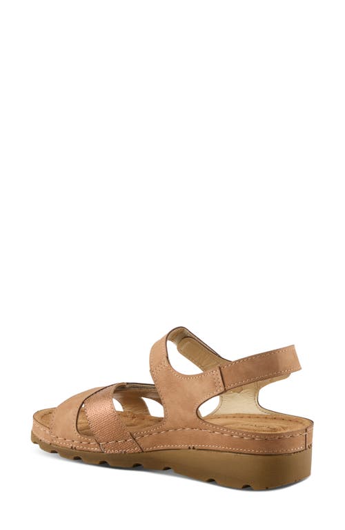 Flexus By Spring Step Orwell Sandal In Bronze