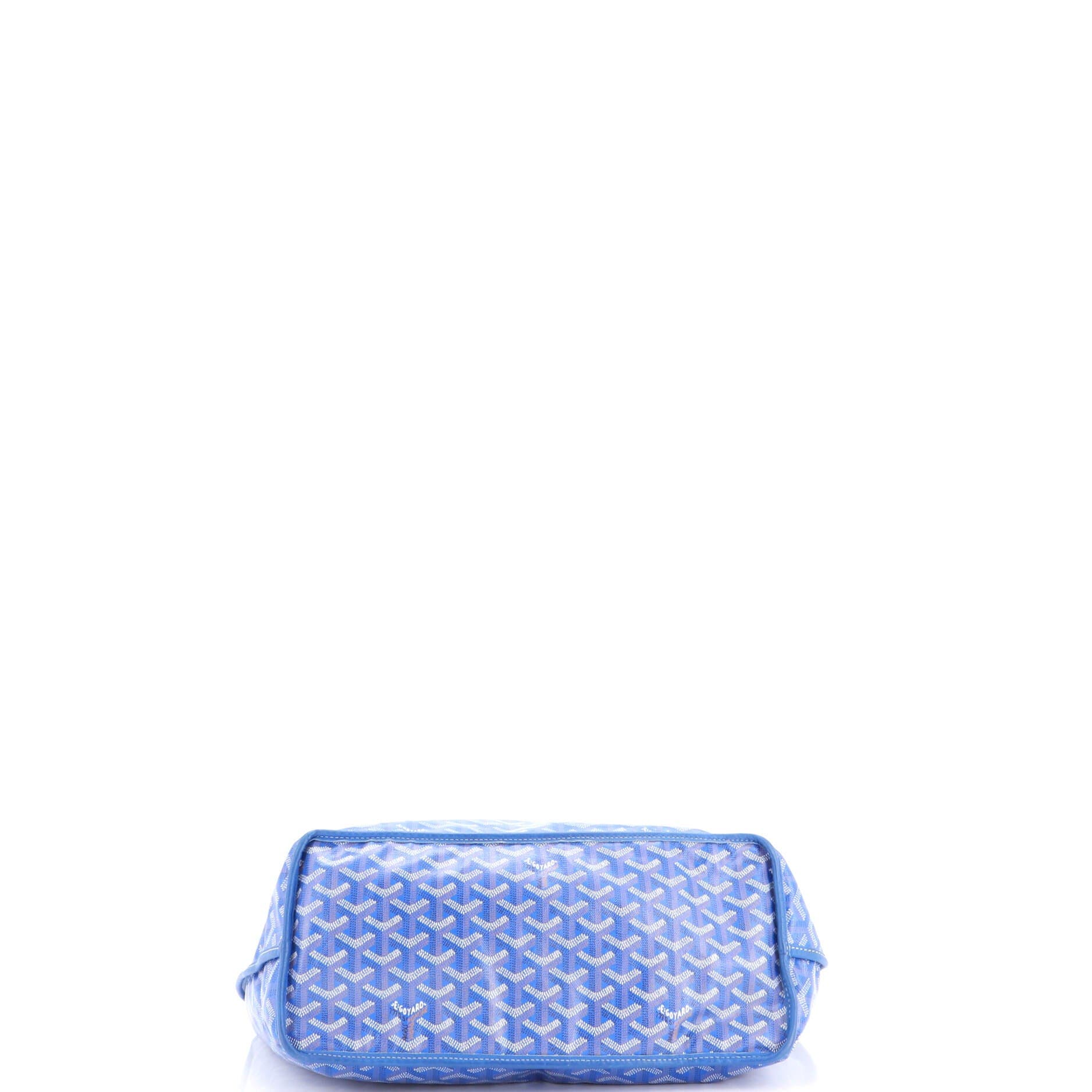 Anjou Reversible Tote Coated Canvas PM, Alternate, color, Blue