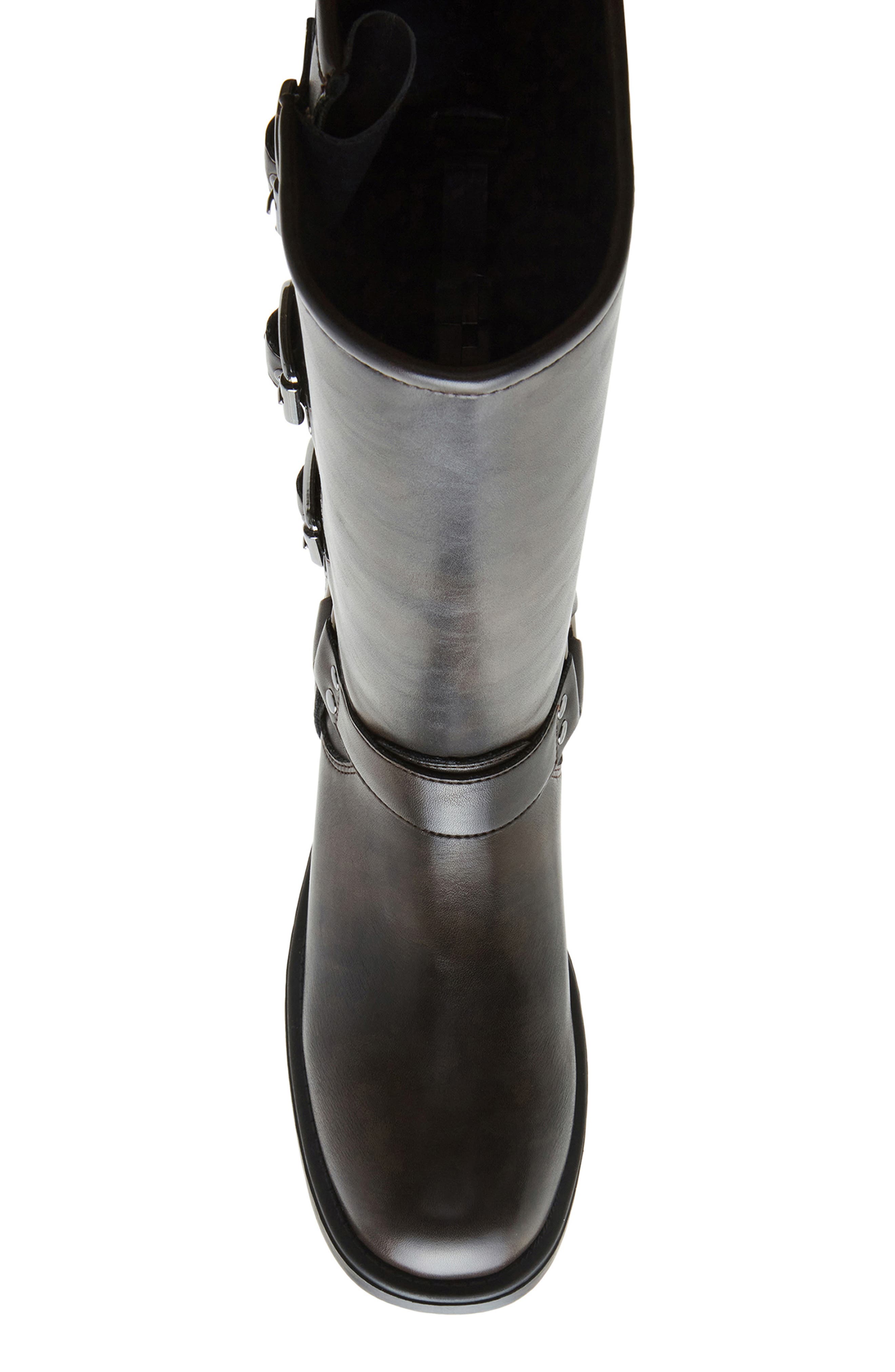 Madden Girl Clara Boot, Alternate, color, Dark Brown Distressed