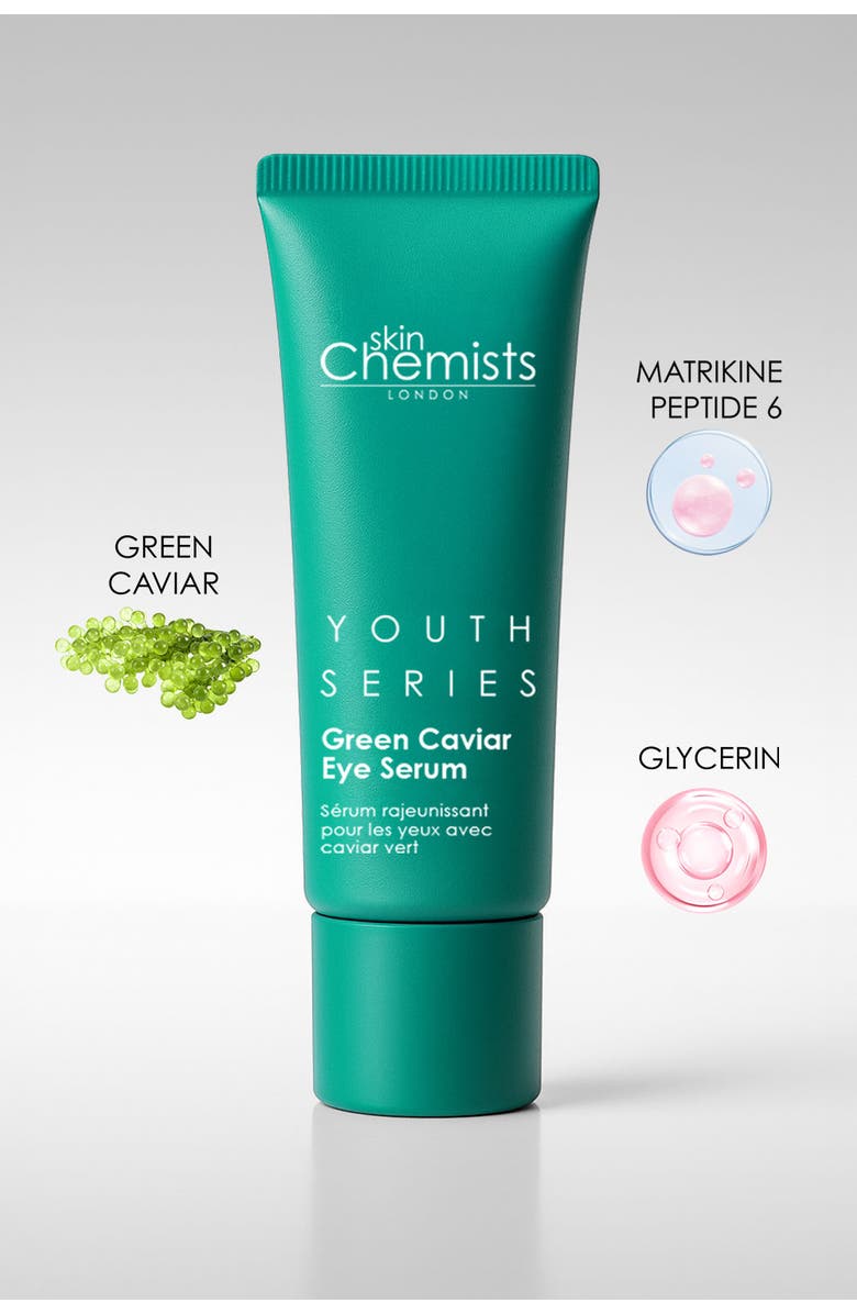 SKINCHEMISTS Youth Series Green Caviar Eye Serum 15ml, Alternate, color, 