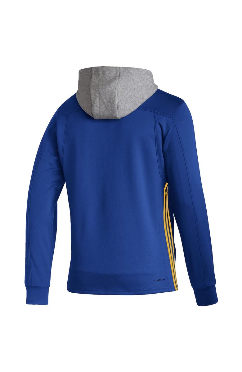 adidas Men's adidas Royal Buffalo Sabres Skate Lace AEROREADY Pullover Hoodie, Alternate, color, 
