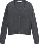 MANGO Selection V-Neck Wool Cardigan