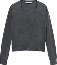 MANGO Selection V-Neck Wool Cardigan