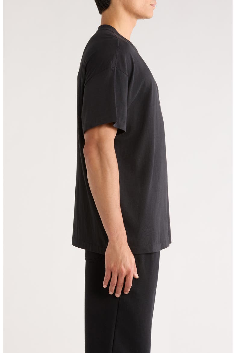 Essential Cotton Blend T-Shirt, Alternate, color, VINTAGE BLACK