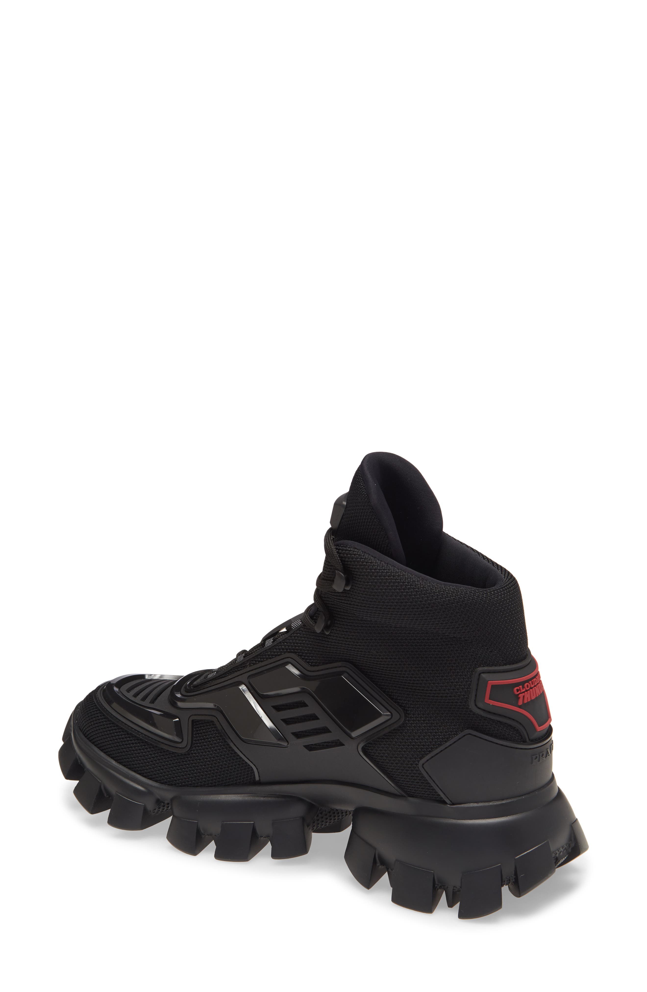 Prada Cloudbust Thunder High Top Sneaker, Alternate, color, 