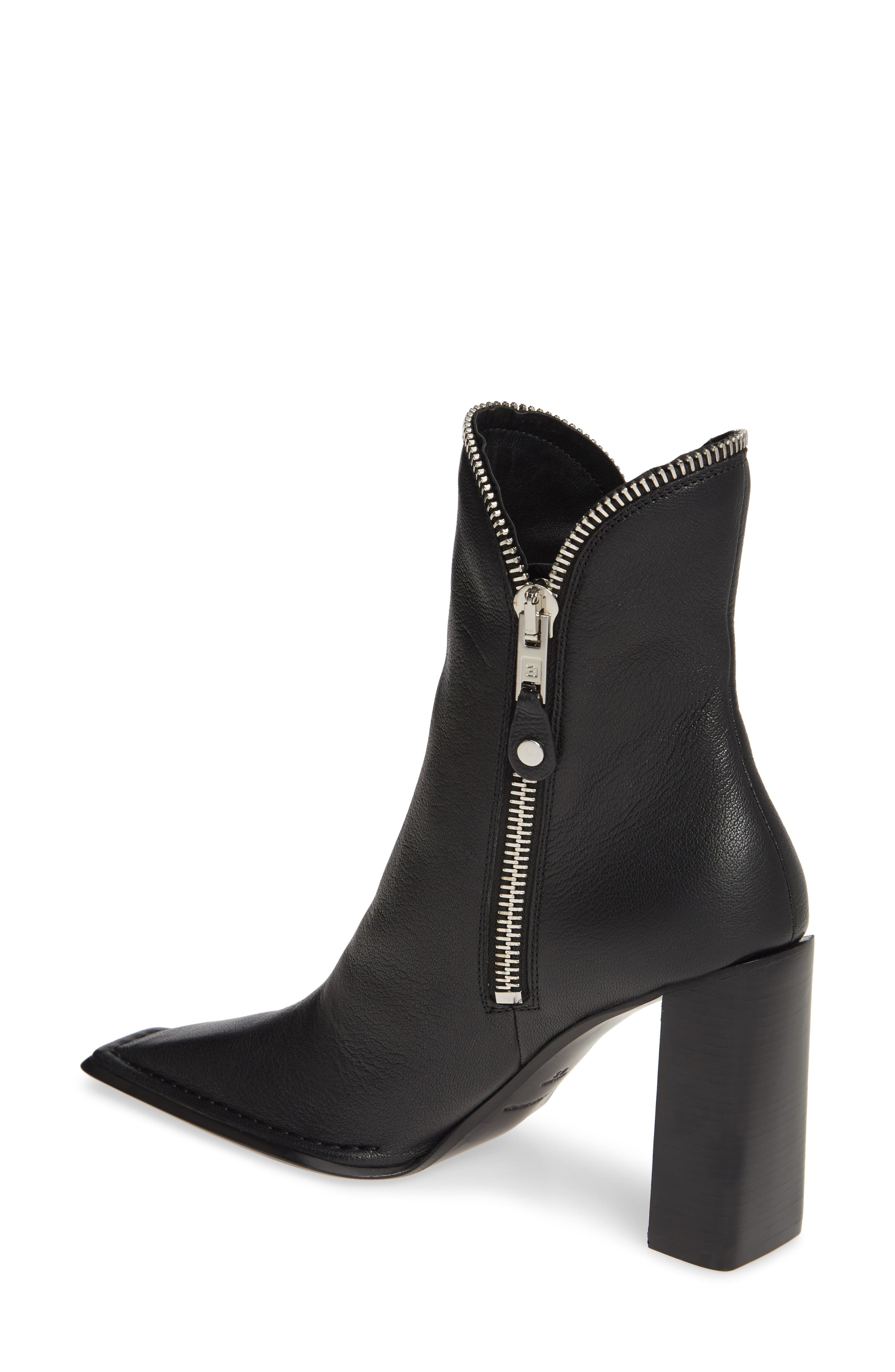 Lane Square Toe Boot, Alternate, color, BLACK