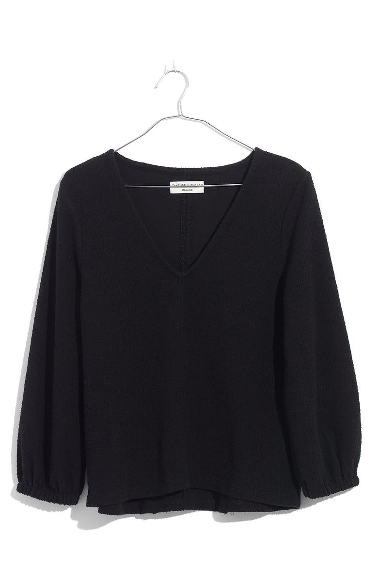 Madewell Texture & Thread Full Sleeve Top, Alternate, color,