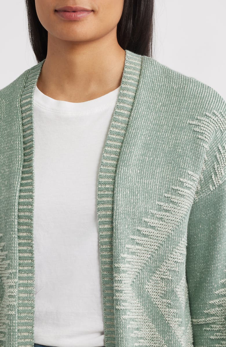 Pendleton Sierra Springs Open Front Cardigan, Alternate, color, Sage
