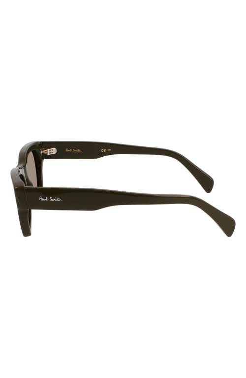 PAUL SMITH PAUL SMITH LOXHAM 52MM MODIFIED RECTANGULAR SUNGLASSES