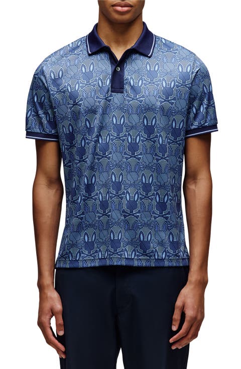 Reeves Bunny Print Sport Polo