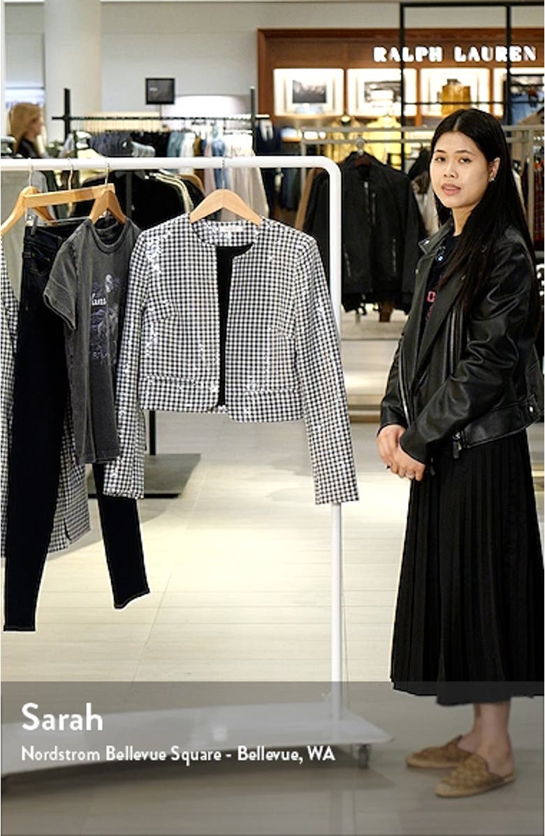 Houndstooth Crop Jacket, sales video thumbnail