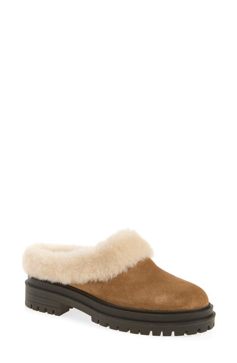 Bedford Genuine Shearling Clog