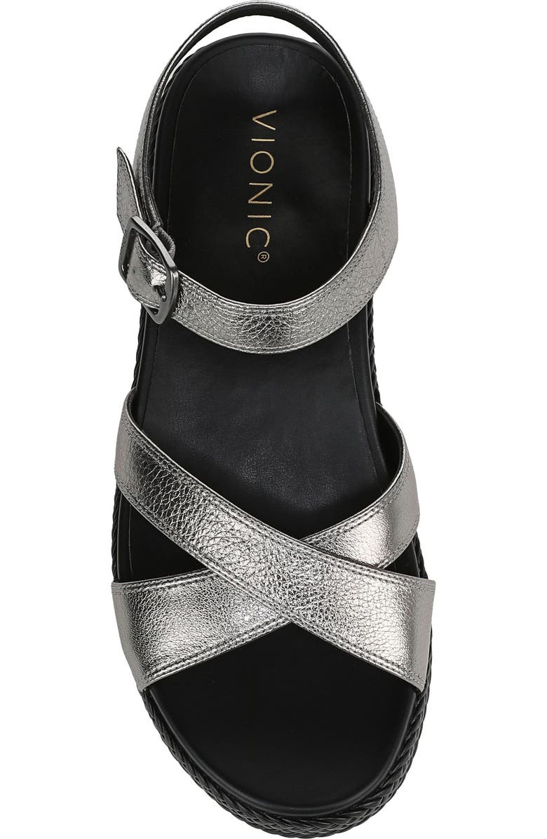Vionic Mar Sandal, Alternate, color, Pewter