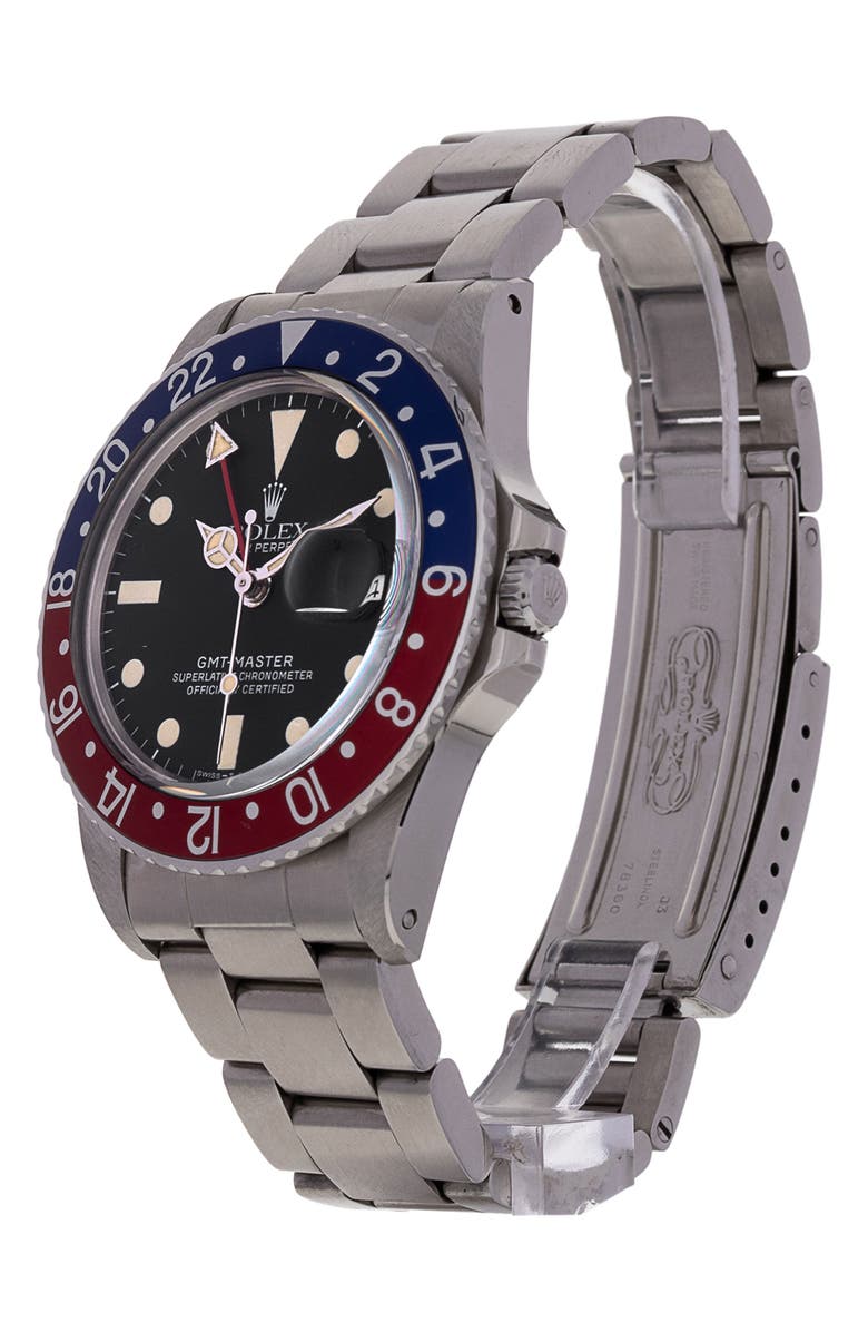 Watchfinder & Co. Rolex Preowned GMT Master Bracelet Watch, 40mm, Alternate, color,