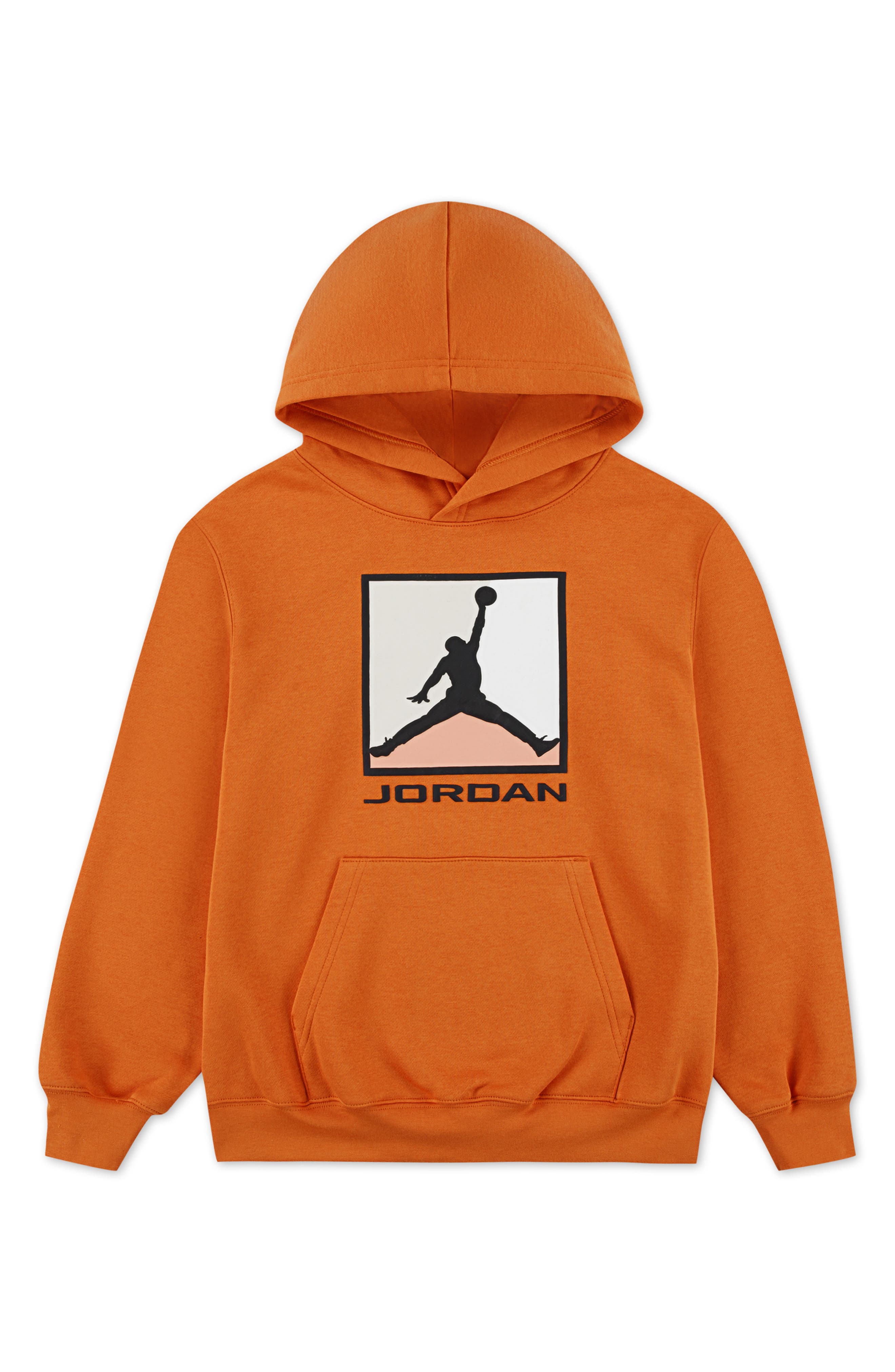 orange air jordan hoodie