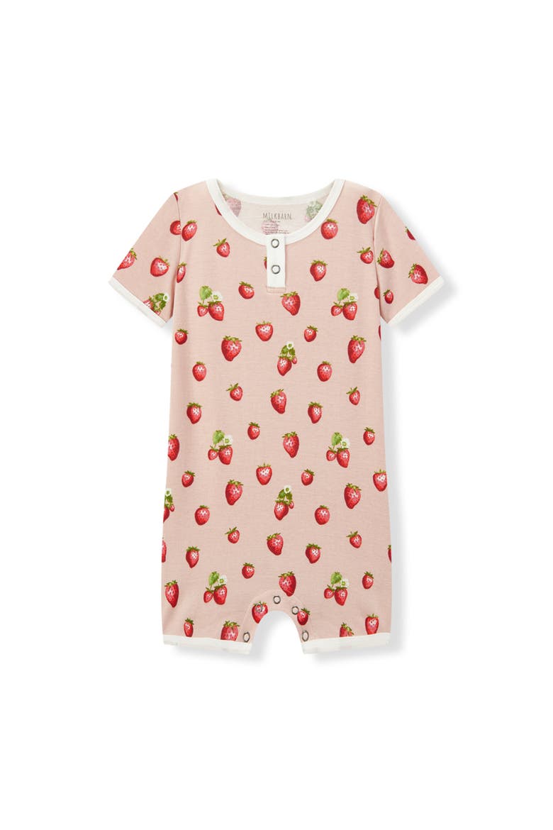 Organic Cotton Shortall, Main, color, Strawberry