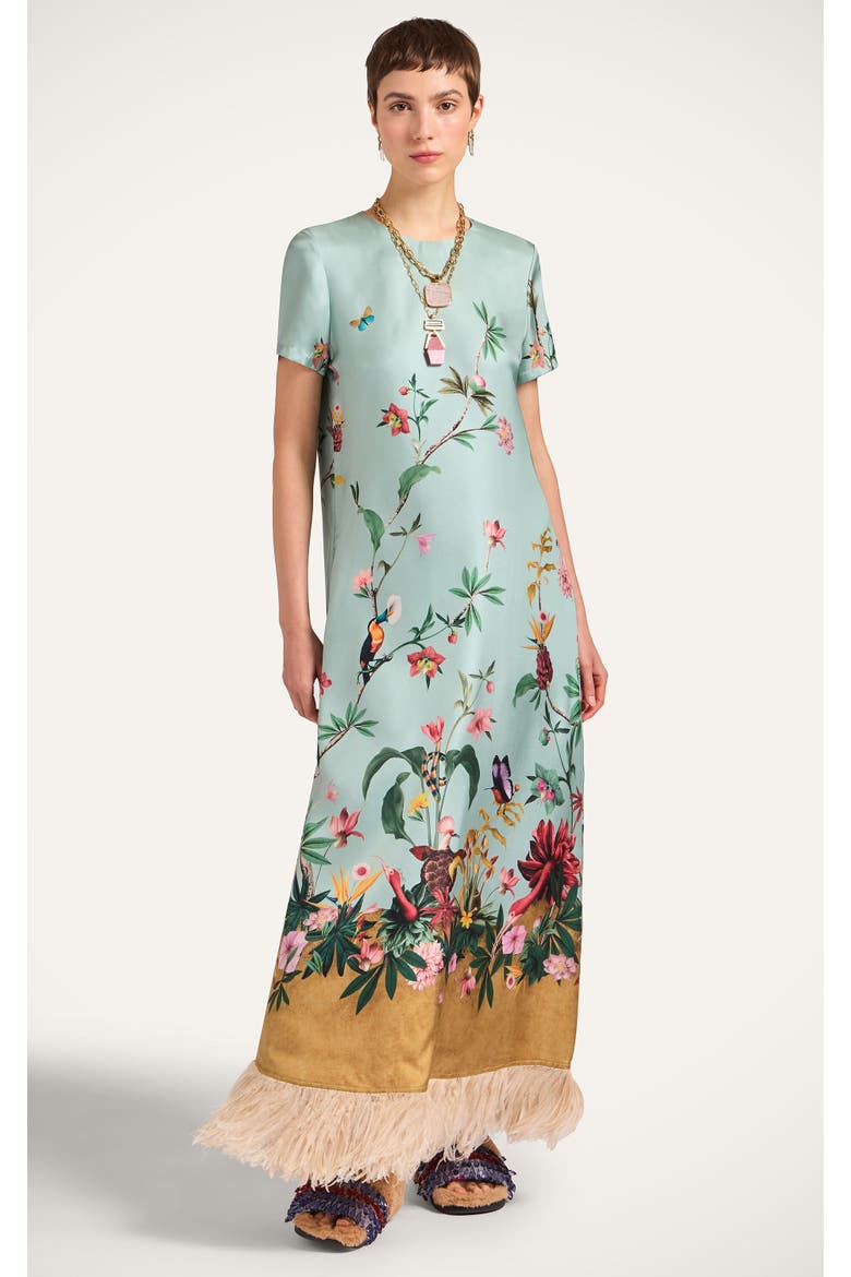 Swing Dress, Main, color, Zooflora Panel Light Blue