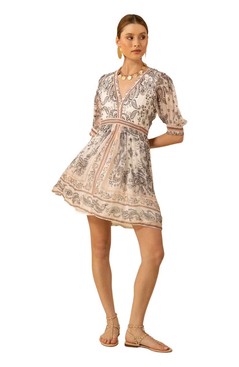 Hale Bob Lilian Chiffon Dress, Main, color, 