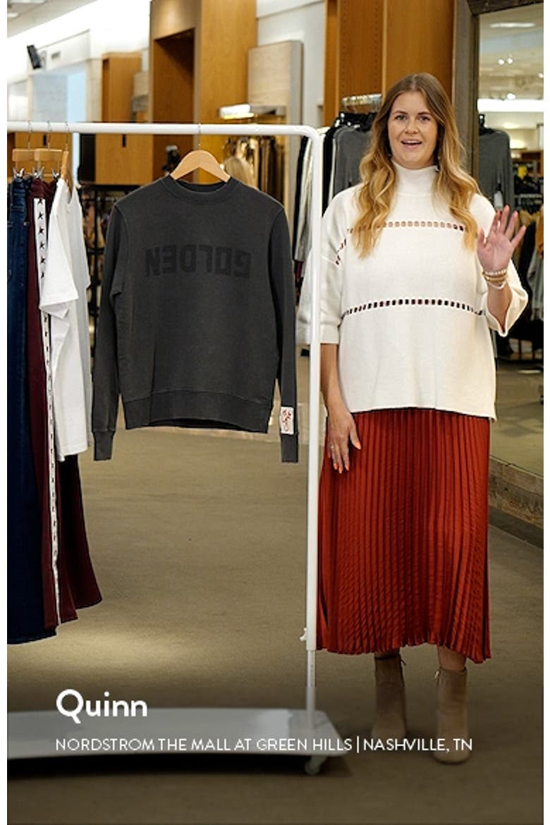 Distressed Logo Graphic Sweatshirt video