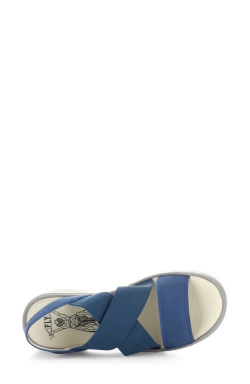 Fly London Taji Platform Slingback Sandal In Multi