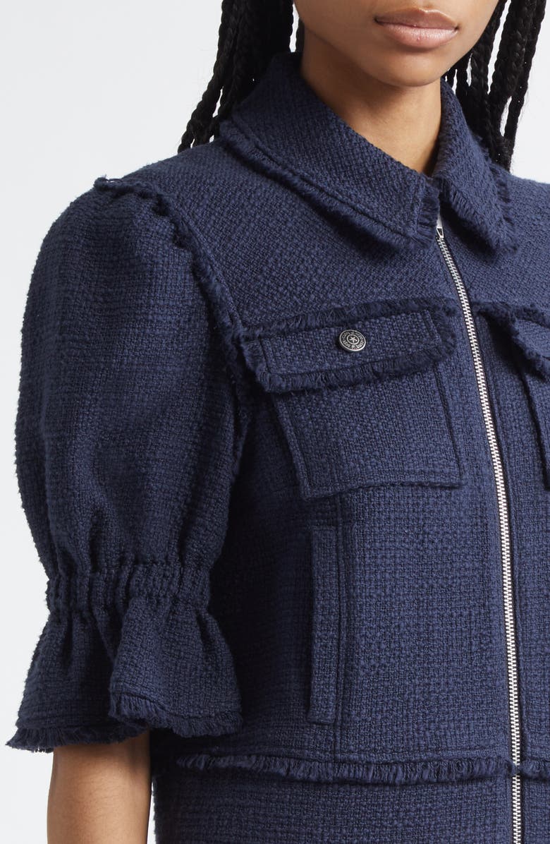 Cinq à Sept Holly Cotton Bouclé Jacket, Alternate, color,