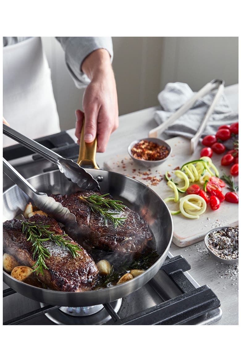 Reserve 10-Piece Stainless Steel Cookware Set, Alternate, color, STAINLESS STEEL